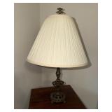 Metal table lamp marked Rembrandt on