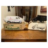 2 Collectible truck banks Conective and