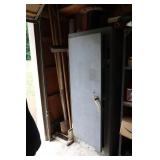 Corner lot - Hoffman metal cabinet with contents