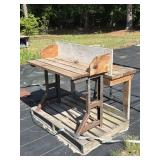 Handmade work bench/fish cleaning