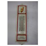 Holly Farms metal advertising thermometer