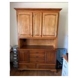 Le Brun Bros solid cherry cabinet base