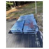 Lot of plastic pallets