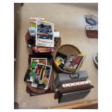 Lot of office supplies - Folders, clips, staples,