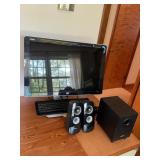 HP W2408H wide screen flat panel monitor,