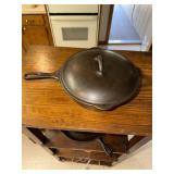 Cast iron Vollrath deep skillet