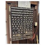 Parts bin with contents (buyer must remove