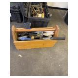 Toot tray with contents including combination