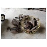 Crab basket with 9 block and pulleys