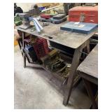 Iron work table 51.5 X 23 X 34.25, welding