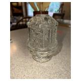 Indiana Glass stars & bars Fairy lamp