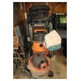 Lot 2 Ridgid shop vacs (1 14 gal and 1 9 gal)