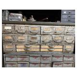 Parts bin with bolts, nuts and more