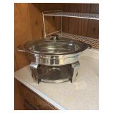 Tramontina 4.2 quart oval chafing dish and wire