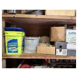 Shelf lot -  2/24 DV-CAT2 wire, buckets, ATV gun