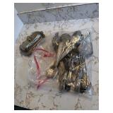 Lot of silverplate including butter dish, cake