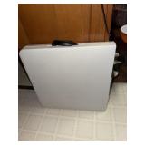 Lifetime fiberglass folding table
