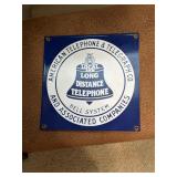 Porcelain sign American Telephone and