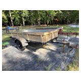 1973 Homemade single axle utility trailer