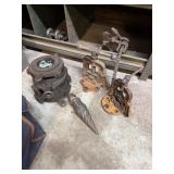 Pipe threader, pipe clamps, Beaver