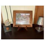 Punched tin finger candle holder, Boyds Bears