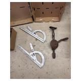 Shelf lot - portable circular saw protractor
