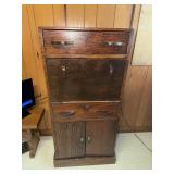 Drop front writing desk/cabinet