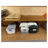 6.5  Foot folding table including -