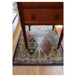 Small blue and red area rug 2