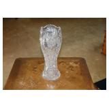 Brilliant cut crystal vase 12"
