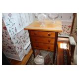 3 Drawer side table 20" x 20" x 29.5" (Top has