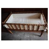 Jenny Lind style doll crib 42"x22"x25" T