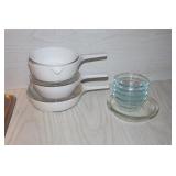Corning Ware lot - Microwave Browning skillet