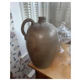 Large 2 gallon whiskey jug with chip on lip