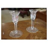 Waterford crystal 6" candlesticks