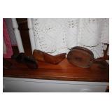 Lot - 2 Shoe wooden shoe lasts (molds) and