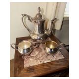 Silverplate coffee set