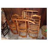 Lot 7 cane bottom (6 chairs matching)