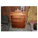 Handmade wooden wall shelf 25"x7.5"x31"T