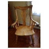 Balloon back Andover maple rocker possibly Tell