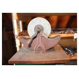 Antique Hand Crank Sharpening Whetstone Grinding