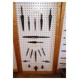 Lot including Taper Bits, Reamer Bits and Pipe