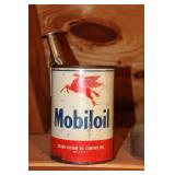 Mobile Oil Socony-Vacuum Oil Co Inc Quart Can