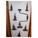 Antique Tool Lot Including Hollow Augers and a