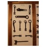 Lot of Wagon Wrenches including Sheldon Axle Co.