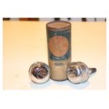2 Vintage AC Hand Held Tachometers with Can