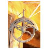 Vintage No 8 Cast Iron Pulley
