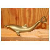 Brass Porpoise Bottle Opener