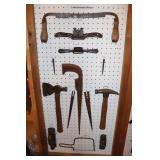 Carpenters Tools including Drawing Knife, Spoke