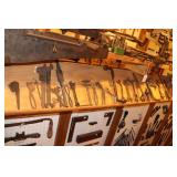 Shelf of Antique Tools including Iron Age Farm